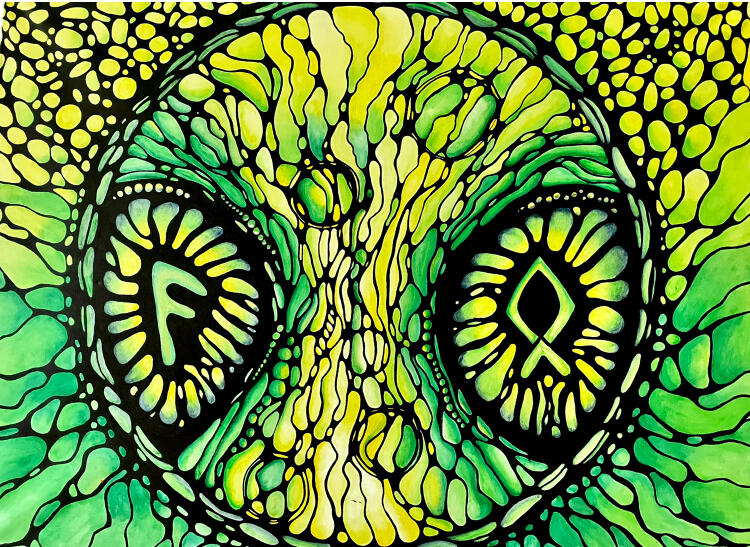 «Acceptance of calm” 120x90 cm