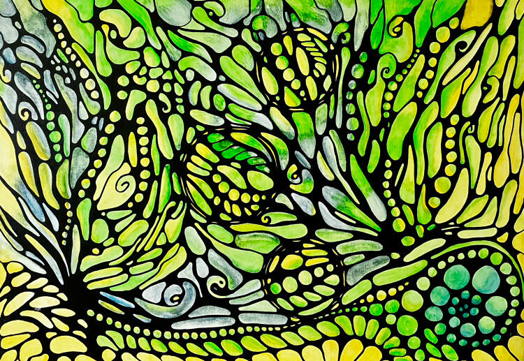 “ Evacuation of consciousness” 70x50 cm